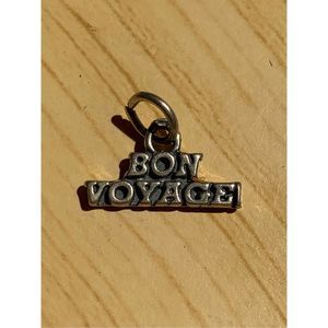 .925 Bon Voyage Sterling Silver Jewelry Charm #travel #cruise